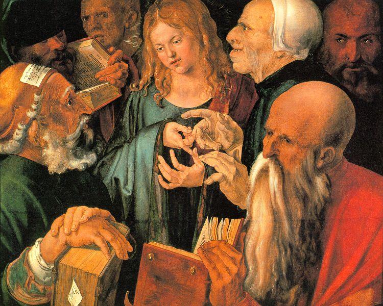 Albrecht Durer Christ Among the Doctors oil painting image